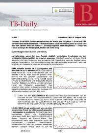 TB-Daily vom 29.08.2025