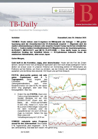 TB-Daily vom 29.10.2025