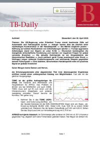 TB-Daily vom 30.04.2025