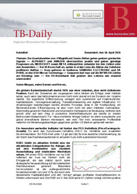 TB-Daily vom 30.04.2026