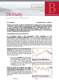TB-DAILY : TB-Daily vom 31.07.2025