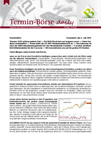 Termin-Börse daily vom 01.07.2026