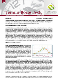 Termin-Börse daily vom 04.08.2026