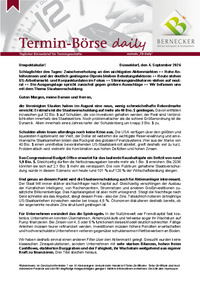 Termin-Börse daily vom 04.09.2026