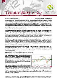 Termin-Börse daily vom 13.10.2026