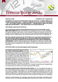 Termin-Börse daily vom 17.08.2026