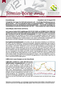 Termin-Börse daily vom 18.08.2026