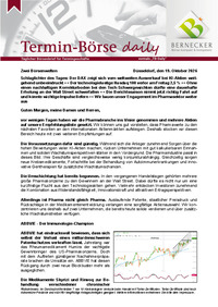 Termin-Börse daily vom 19.10.2026