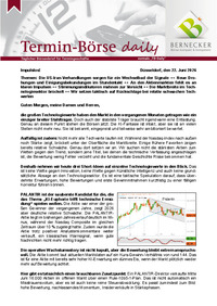 Termin-Börse daily : Termin-Börse daily vom 22.06.2026