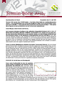 Termin-Börse daily vom 22.07.2026