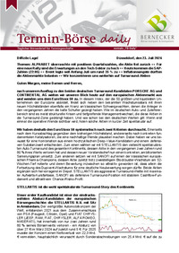 Termin-Börse daily vom 23.07.2026