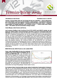 Termin-Börse daily vom 24.07.2026