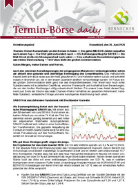 Termin-Börse daily vom 26.06.2026