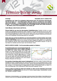 Termin-Börse daily vom 27.10.2026