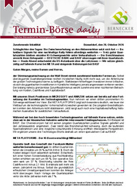 Termin-Börse daily vom 28.10.2026