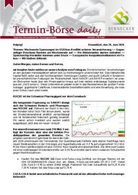 Termin-Börse daily vom 29.06.2026