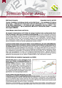 Termin-Börse daily : Termin-Börse daily vom 30.07.2026