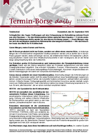 Termin-Börse daily vom 30.09.2026