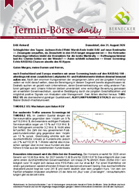 Termin-Börse daily : Termin-Börse daily vom 31.08.2026