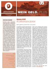 mein GELD.plus Nr. 05 vom 11.05.2026